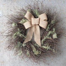 Wreath decor, handmade Wreath, Country Home Decorations, wreath snowberry - $75.00+