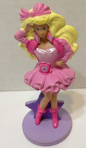 Rare VTG 1991 Barbie Mattel McDonald&#39;s Figure Blonde Party Wear Happy Meal Toy - £9.06 GBP