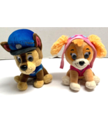 Paw Patrol Lot of 2 plush Stuffed Dog Toy Skye Chase Puppy Gund 7.5 in Tall - $10.88