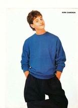 Kirk Cameron teen magazine pinup clipping double sided 1980&#39;s Growing Pains - $3.50