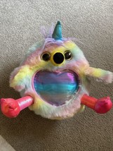 Zuru Inc. Bird Unicorn Plush Toy. Sparkles. Rainbow Hair. Pink Yellow. - £7.91 GBP