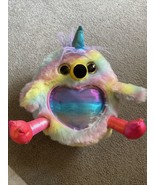Zuru Inc. Bird Unicorn Plush Toy. Sparkles. Rainbow Hair. Pink Yellow. - £7.82 GBP