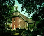 Swedes Church Cemetery Wilmington Delaware DE Chrome Postcard A9 - £3.97 GBP