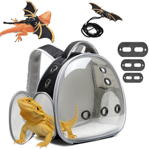 Bearded Dragon Lizard Backpack Carrier with Harness and Leash Set, Small... - $1,011.72 MXN