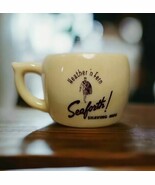 Vintage 40s Seaforth Shaving Mug Custard Glass Heather n Fern Alfred McK... - €32,14 EUR