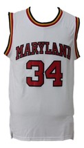Len Bias #34 College Basketball Jersey Sewn White Any Size image 4