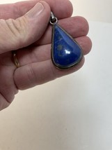 Vintage Southwestern Teardrop Pendant Lapis Lazuli - £39.92 GBP