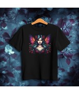 Vampire Fairy T-Shirt – Gothic Butterfly Fantasy Art Tee (L-3X, 100% Cot... - $18.80+
