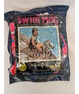 Vintage 1970&#39;s Zebra Swim Ring Inflatable Boat Pool Toy Floatie 21 x 18 ... - $38.45