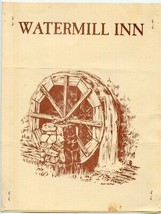 Watermill Inn Thanksgiving Menu 1980 Harrison Avenue Cincinnati Ohio  Go... - £21.70 GBP