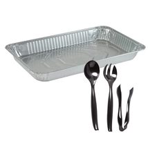 Nicole Fantini Durable Full Size Medium Aluminum Foil Roasting &amp; Steam T... - $19.95+