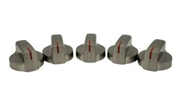 NEW* Replacement for Frigidaire Oven Stainless Control Knobs (set 5) - A067501-1 - £58.67 GBP