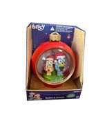 Gemmy 2025 Bluey &amp; Bingo Musical Christmas Snow Globe *New - $29.99
