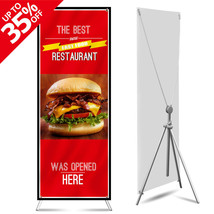Anley Custom X-Stand Banners &amp; Signs Customize Banner for Trade Show and Display - £18.95 GBP+