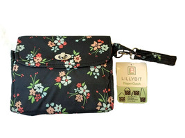 Lilly Bit Diaper Floral Print Clutch Shoulder Hand Bag New In Package - £3.95 GBP