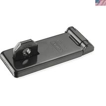 C Hardened Steel Industrial Hasp, 6" Length, Black - $132.20