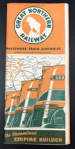 April 1948 Great Northern Railway GN Timetable Empire Builder Train Sche... - £14.89 GBP