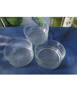 Princess House Crystal Casuals 3 NESTING Individual Fruit Bowls Cereal Soup - €42,19 EUR