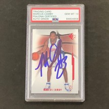 2008-09 SP Authentic #18 Marcus Camby Signed AUTO 10 PSA Slabbed Clippers - £47.95 GBP
