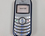 Motorola C139 Silver/Blue Cell Phone (Net10) - £15.97 GBP