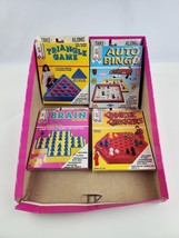 1986 Take-Along Store display w/ Travel games Checkers Auto Bingo Brain ... - £37.85 GBP