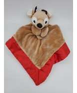 Baby Gund Reindeer Lovey Security Blanket Red First Christmas Plush B44 - $227.89 MXN