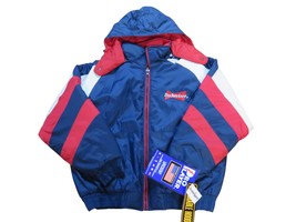 VTG Pro Player Budweiser Jacket Mens Red White Blue Puffer XL - NEW W/ F... - $49.50
