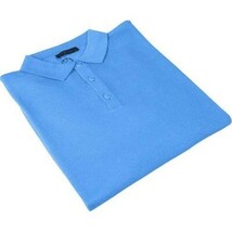 Men PRINCELY Soft Merinos Wool Sweater Knits Lightweight Polo 1011-40 Sky Blue image 6