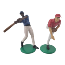 DecoPac Baseball Figurines Set Pitcher #38 &amp; Batter #16 Cake Toppers Col... - £7.68 GBP