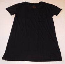 Arizona Ladies Women&#39;s Short Sleeve Pocket T Shirt Size XS xsmall Black GUC - £10.26 GBP