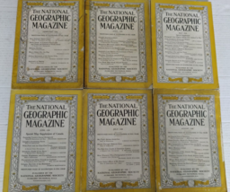 1936 National Geographic Magazine Lot Of 6 - £15.75 GBP