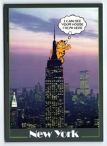 Garfield Cat Postcard New York City Empire State Manhattan Jim Davis Retro 1970s - £8.64 GBP
