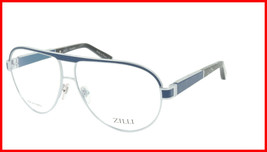 ZILLI Eyeglasses Frame Titanium Acetate Leather France Made ZI 60045 C03 - $783.03