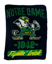 Retro Notre Dame Plush Micro Raschel Throw Blanket - $25.77