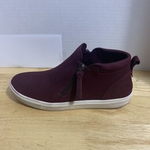 GB Giani Bini Ankle boots Shoes Size 8.5 Red Leather Upper Man made Sole - $312.13 MXN