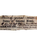 Addie Dwight 1st Van Buren County Murder 1871 Victorian News Indiana DWAA10 - £78.65 GBP