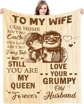 Gift for Wife from Husband to My Wife Blanket Wedding Anniversary Romantic Gifts - £43.37 GBP