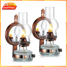 Large Kerosene Lamp Lantern Large Chamber Oil Lamp Wall Mounted Kerosene Lamp - £41.82 GBP