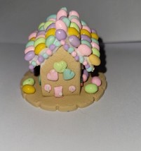 Dollhouse Easter Gingerbread House Baked Dessert Display Holiday Eggs - £7.57 GBP