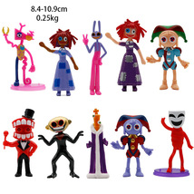 10PCS The Amazing Digital Circus Jax Pomni Mini Action Figures Doll Toys Gift - £19.01 GBP