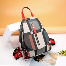 Pu leather women rucksack large capacity school college bags anti theft travel backpack thumb200