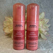 2X Aveda Nutriplenish Styling Treatment Foam 1.5 oz / 45 mL = 3oz Travel FreeSh - $13.81