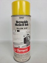 Vtg Sprayon Reynolds Stencil Ink Spray Paint Yellow S-105 Sherwin Williams 12oz - £19.78 GBP