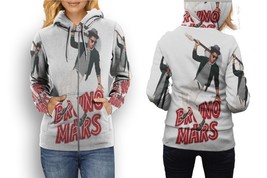 Bruno Mars  Womens Graphic Zipper Hooded Hoodie - £27.36 GBP+