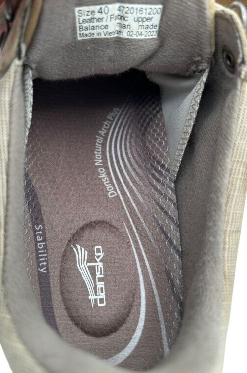 Dansko Women's Mary Taupe Waterproof Burnished Leather - 4720161200 size 40 Item image 10