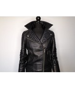 New Custom  Leather Studded Jacket by Customs 2019 - £251.47 GBP