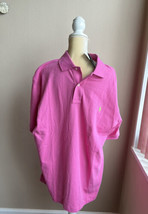 Polo  Ralph lauren Mens Polo shirt Sz 1XB NWT pink Pony Logo Big &amp; Tall - £51.87 GBP