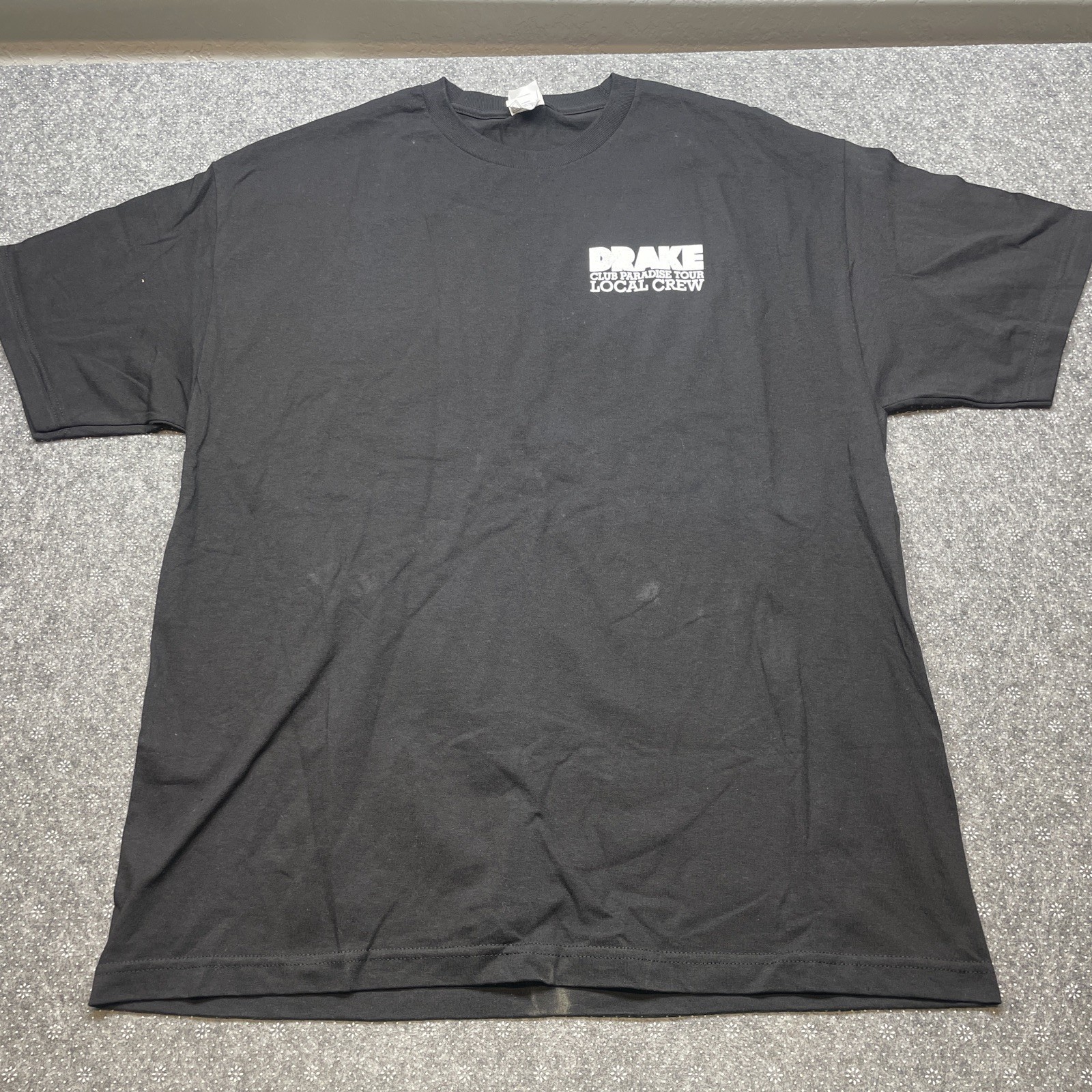 Drake Club Paradise Concert Tour Local Crew T-Shirt Men&#39;s XL KG - $34.65