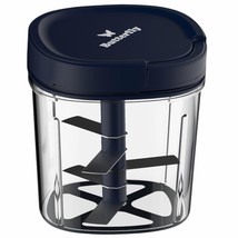 Premium Vegetable Chopper 900 Ml, Blue , Anti Skid Base - £23.65 GBP