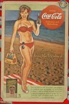 Coca Cola Coke Soda Pop Retro Vintage Metal Sign 8x12in Advertising Ad 124 - $24.74